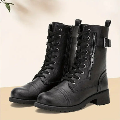 Sophie - Trendy Veterschoenen met Zijrits