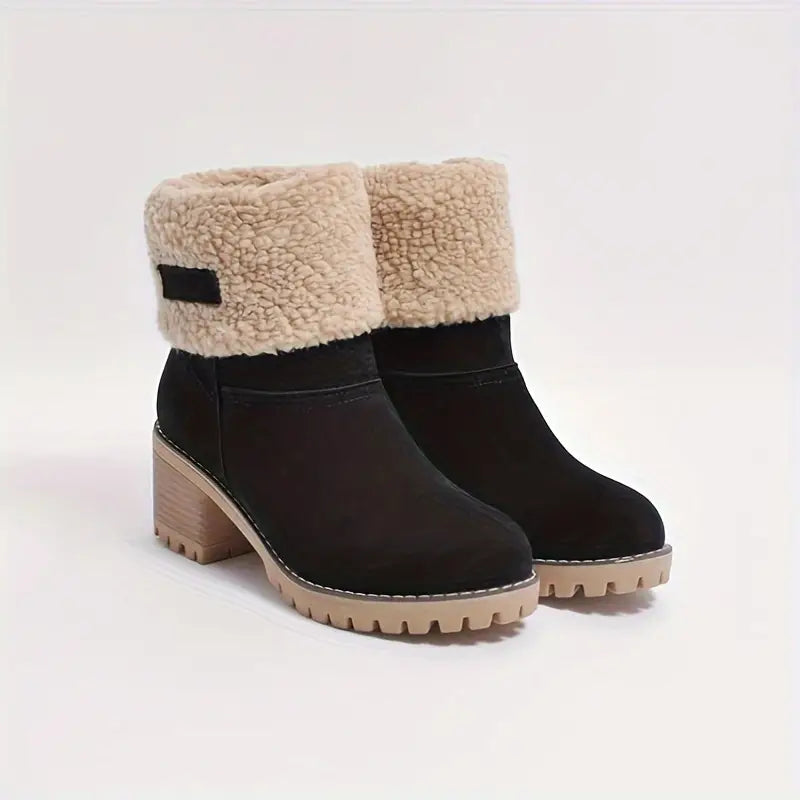 Sophie - Elegante Winterlaarzen met Wollen Voering