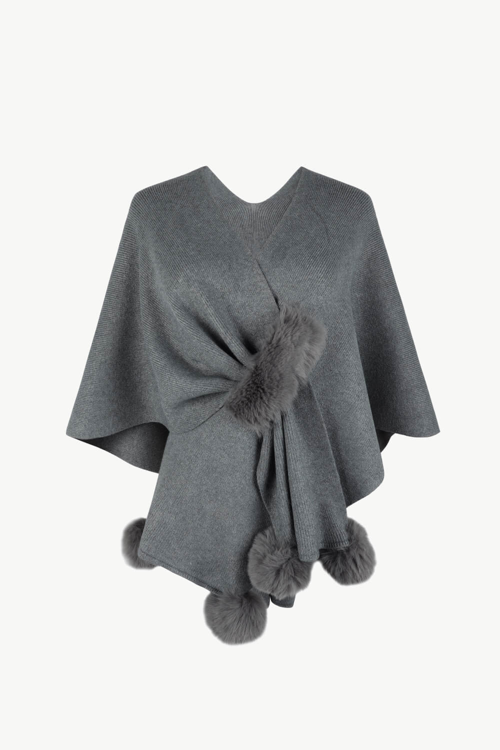 Sophie - Elegante Poncho met Franje