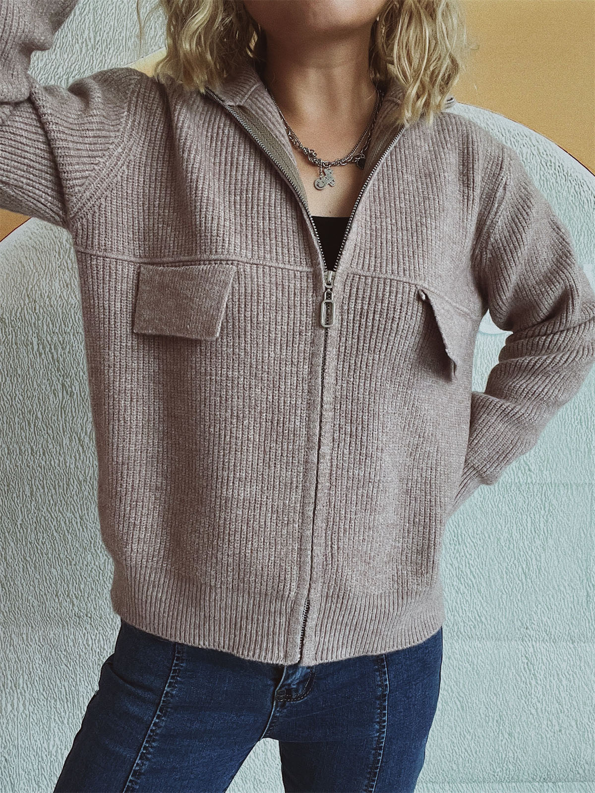 Sophie - Comfortabele Cardigan met Rits