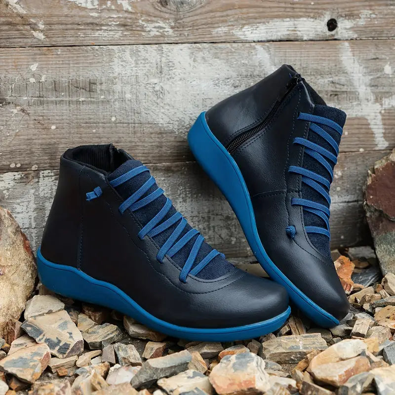 Sophie - Elegante Orthopedische Leren Schoenen met Rits