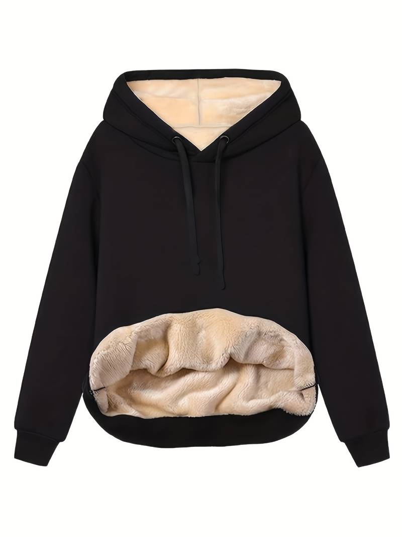 Luxe Pluche Fleecejack met Capuchon