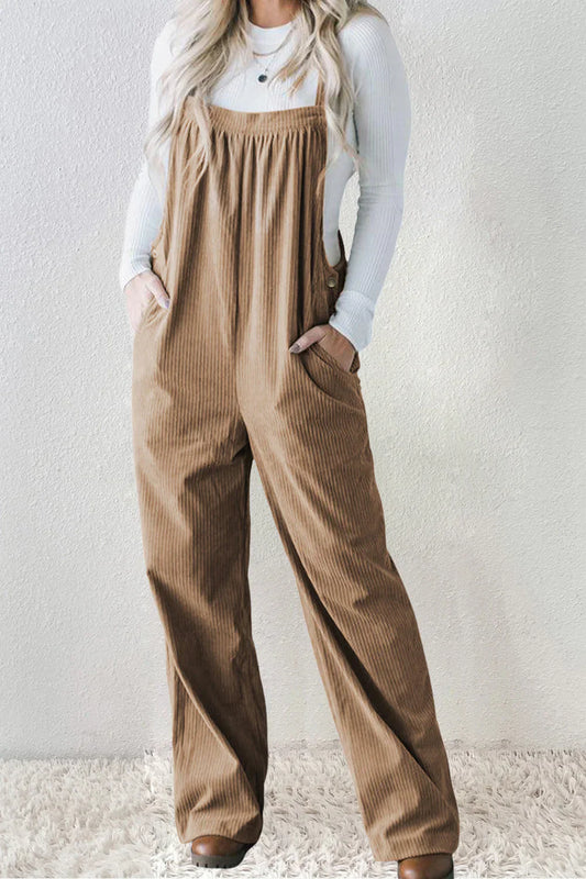 Sophie - Trendy Ribfluwelen Jumpsuit voor Koudere Seizoenen
