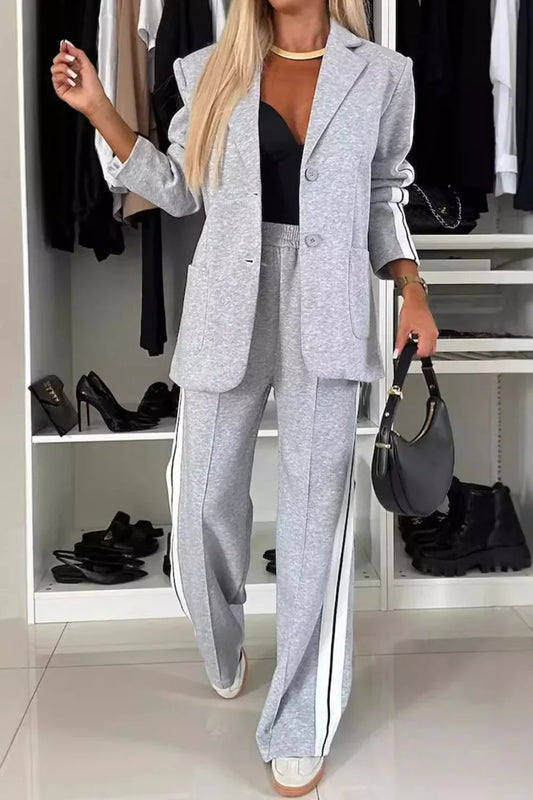 Lena - Elegante 2-Delige Outfit met Blazer en Broek