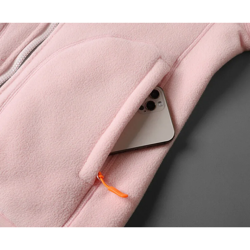 Sophie - Luxe Fleecejas met Stijlvolle Snit