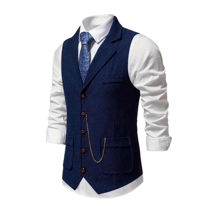 Julian - Stijlvol Gelap Gekleed Vest