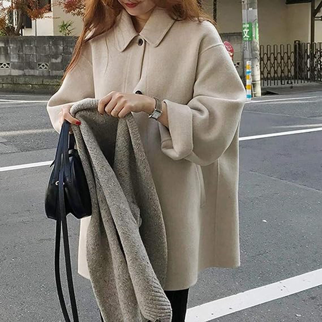 Stijlvolle Casual Warme Trenchcoat