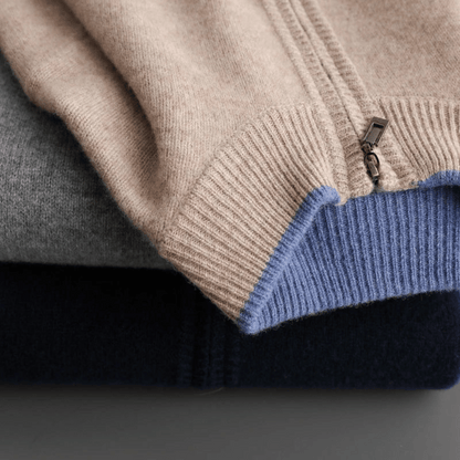 Livia - Luxe Kasjmier Vest met Rits