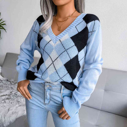 Sophie - Elegante V-hals Trui