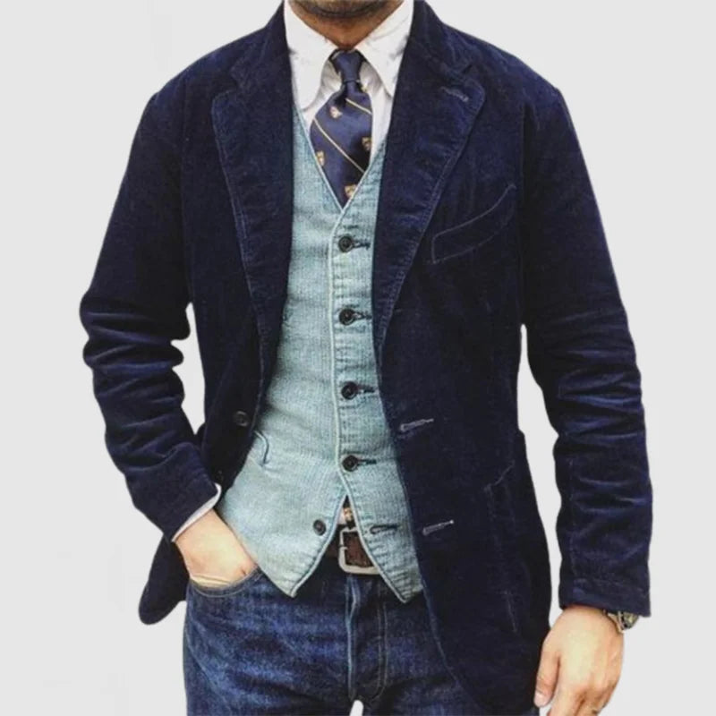 Luca - Elegante Blazer met Getailleerde Pasvorm