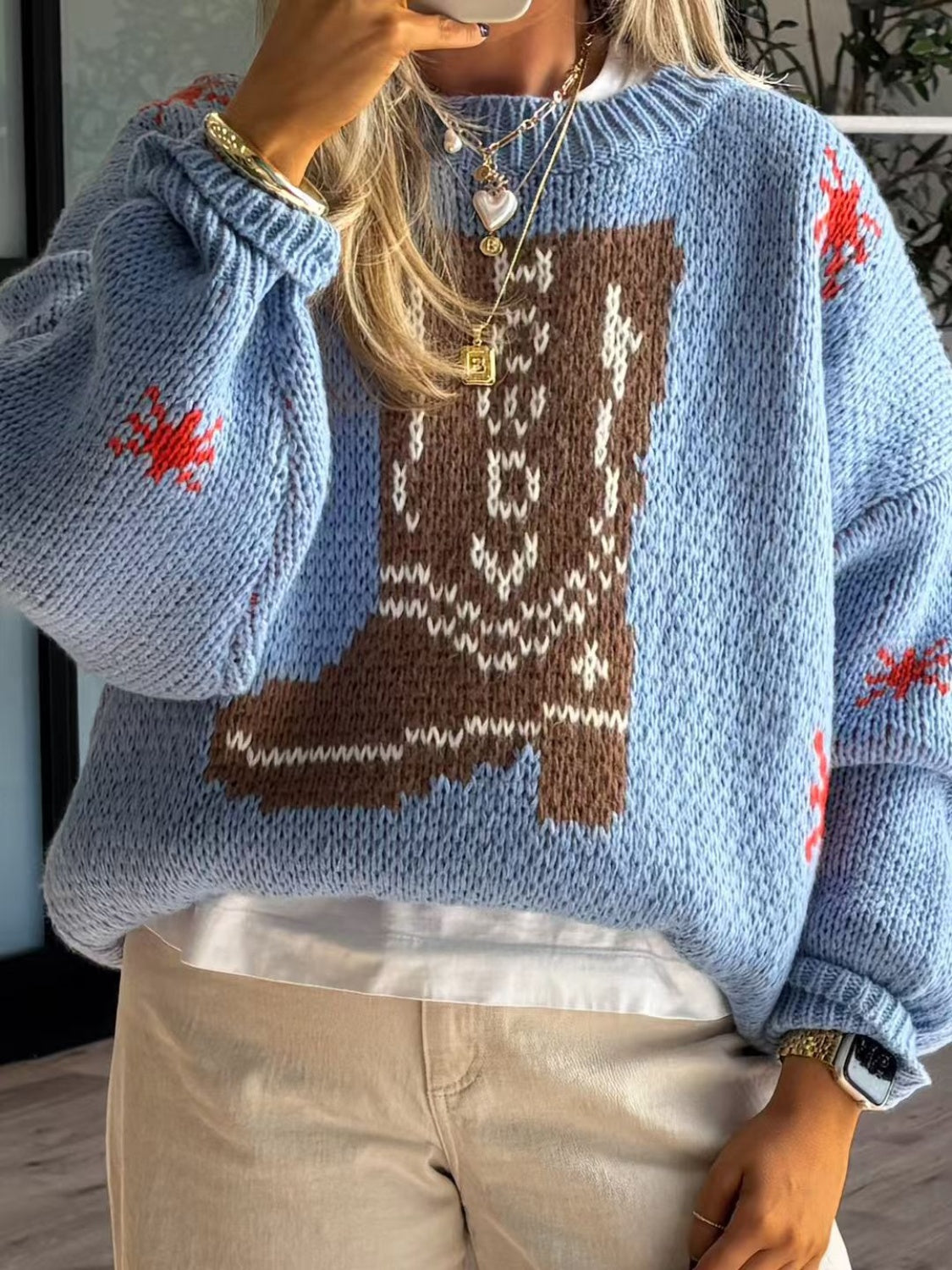 Sophie - Casual Trui met Moderne Touch