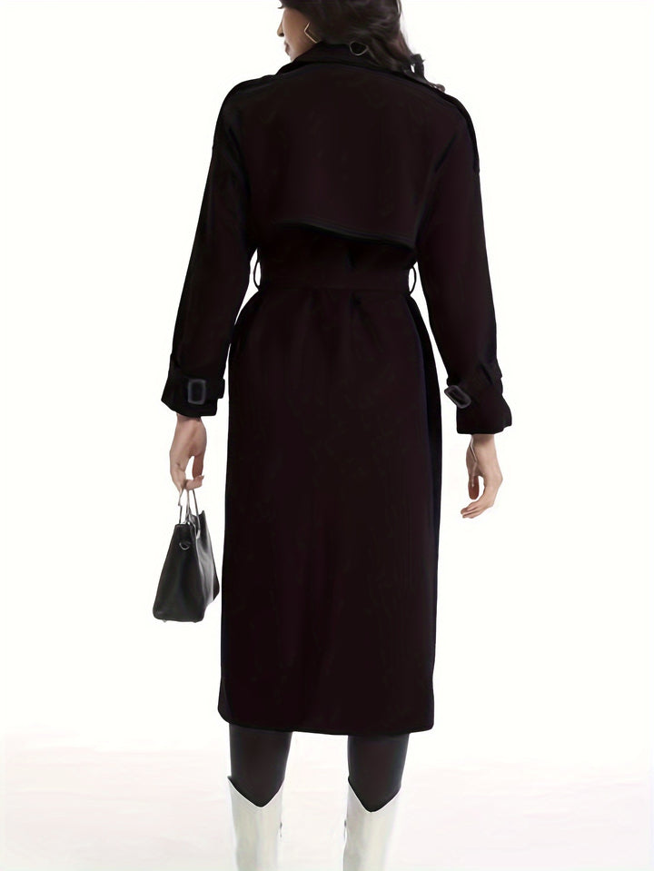 Mila - Elegante Omkeerbare Trenchcoat met Riem