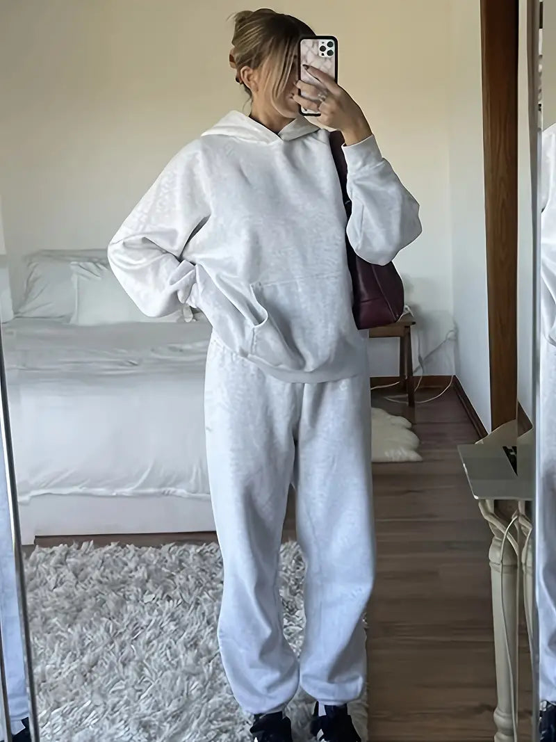 Emma - Cozy Fleece Hoodie & Joggers Set