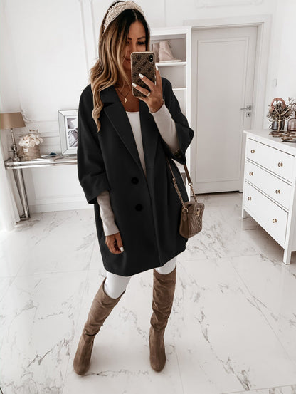 Elegante Herfstjas met Casual Chic uitstraling