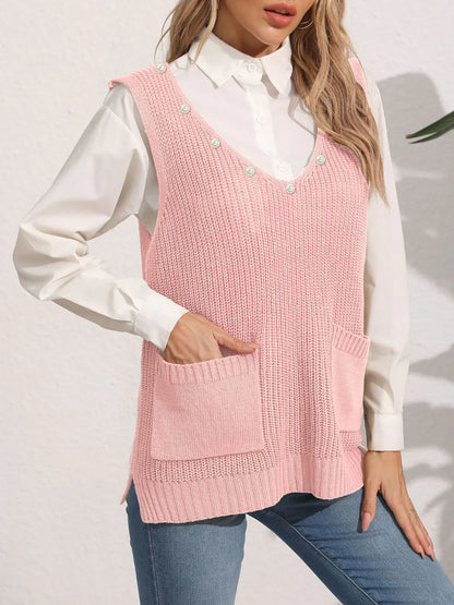 Mira - Elegante V-hals Sweater Vest
