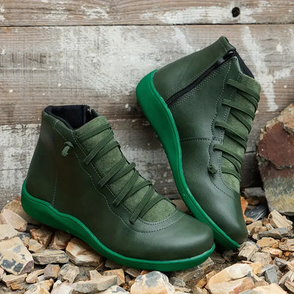 Sophie - Elegante Orthopedische Leren Schoenen met Rits