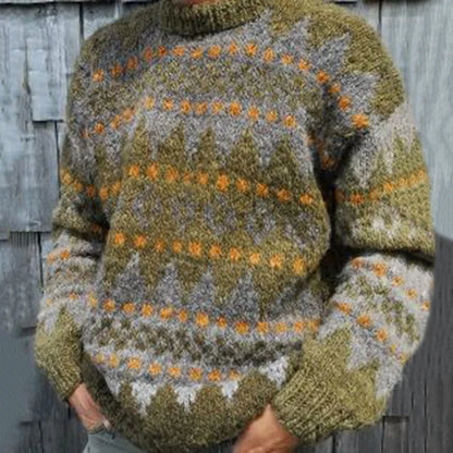 Luca - Retro Gebreide Sweater