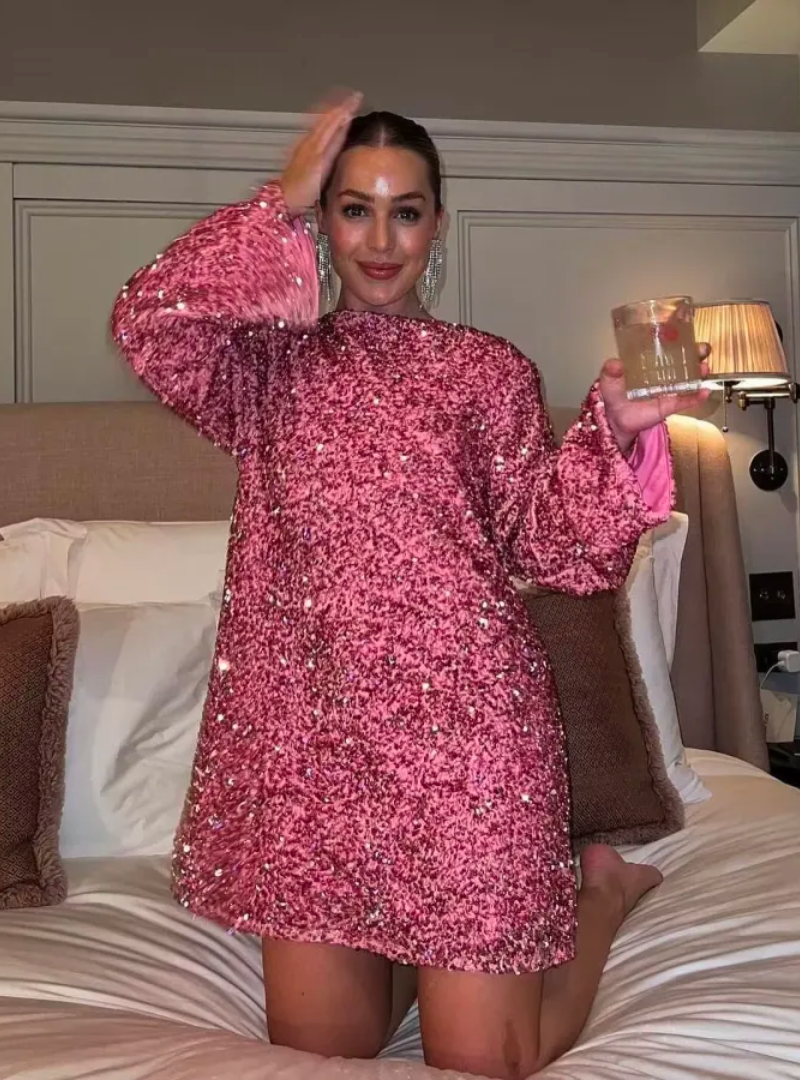 Livia - Glamoureuze Pailletten Avondjurk