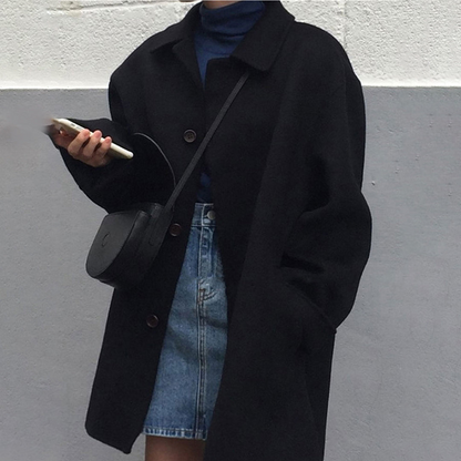 Stijlvolle Casual Warme Trenchcoat