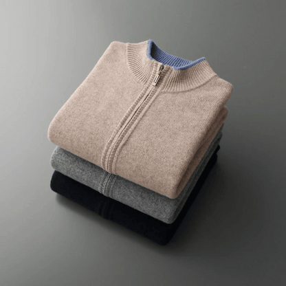 Livia - Luxe Kasjmier Vest met Rits