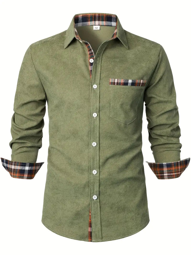 Stijlvol Corduroy Overhemd