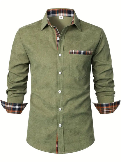 Stijlvol Corduroy Overhemd