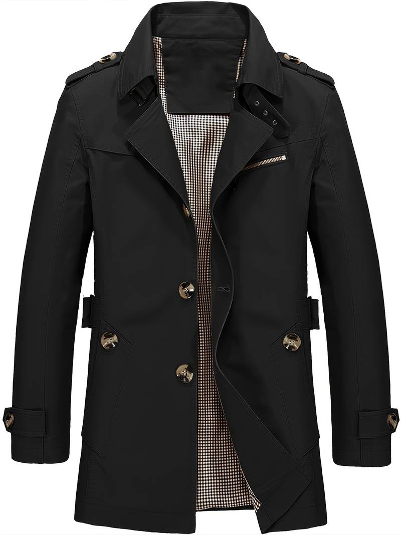 Stijlvolle Trenchcoat met Klassiek Ontwerp