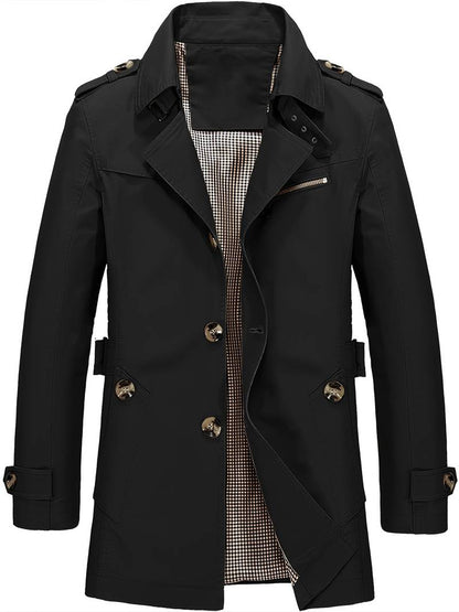 Stijlvolle Trenchcoat met Klassiek Ontwerp
