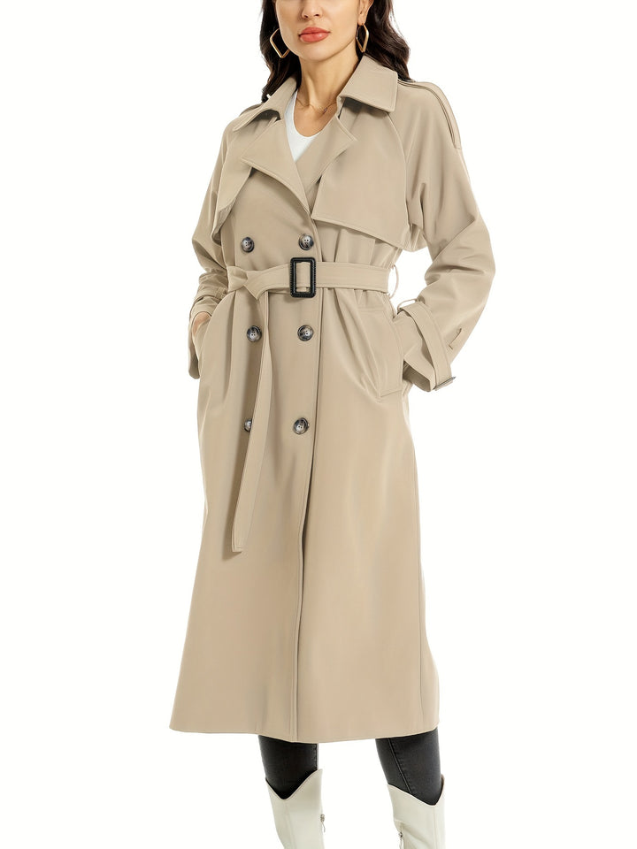 Mila - Elegante Omkeerbare Trenchcoat met Riem