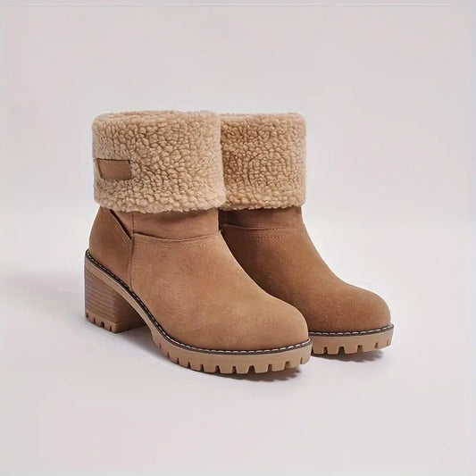 Sophie - Elegante Winterlaarzen met Wollen Voering