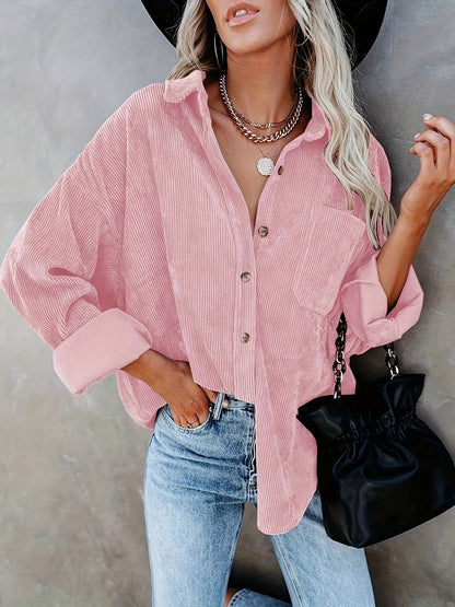 Sophie - Geribd Casual Shirt