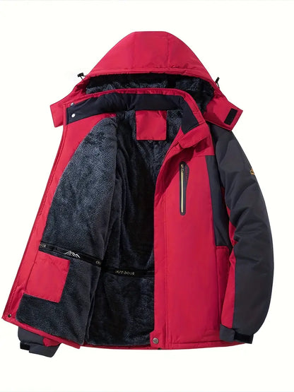 Heren Winter Fleece Gevoerde Jas