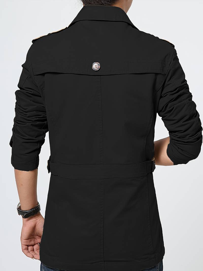 Stijlvolle Trenchcoat met Klassiek Ontwerp