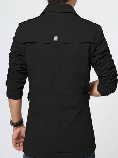 Stijlvolle Trenchcoat met Klassiek Ontwerp