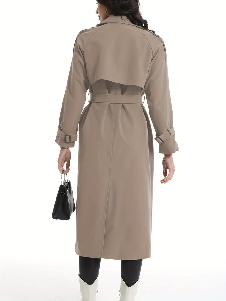 Mila - Elegante Omkeerbare Trenchcoat met Riem