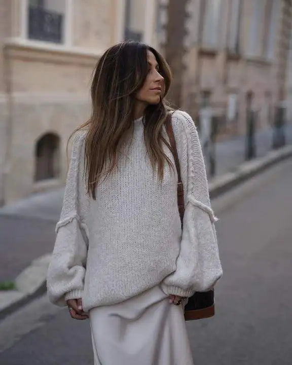 Luna - Zachte Oversized Gebreide Trui