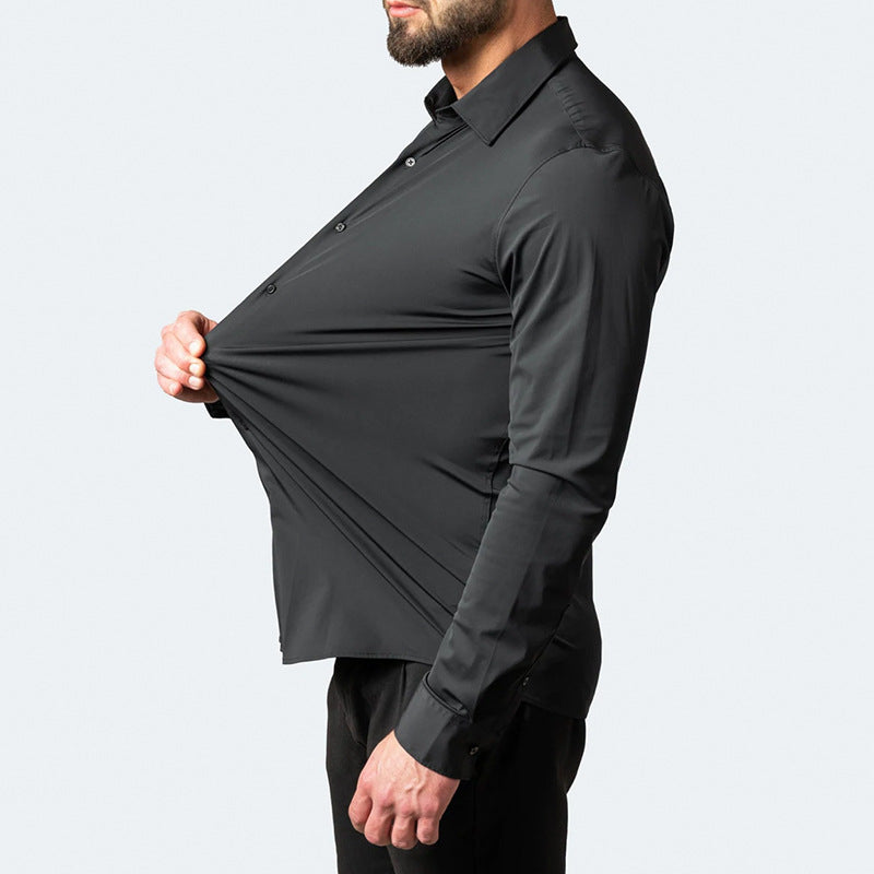 Thijs - Elegant Anti-Kreuk Stretchshirt