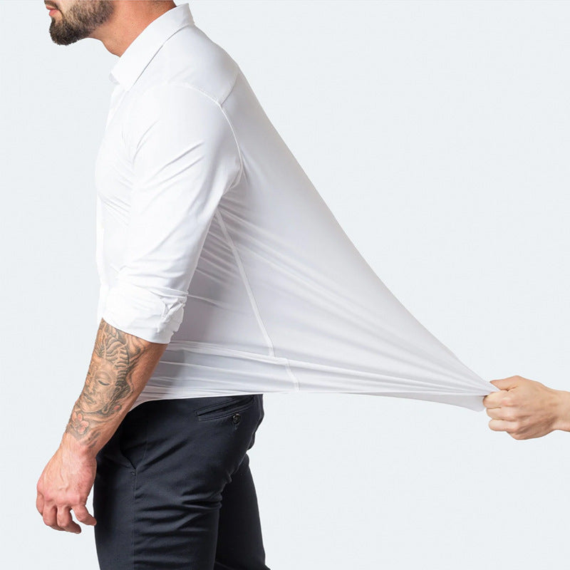 Thijs - Elegant Anti-Kreuk Stretchshirt