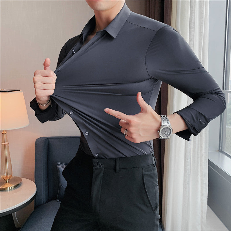 Thijs - Elegant Anti-Kreuk Stretchshirt