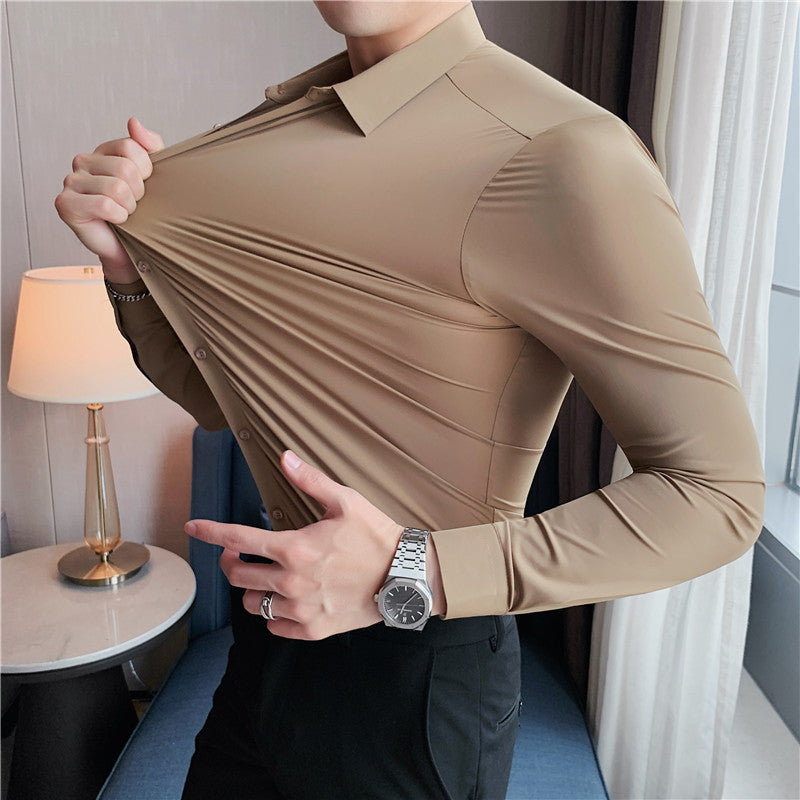 Thijs - Elegant Anti-Kreuk Stretchshirt