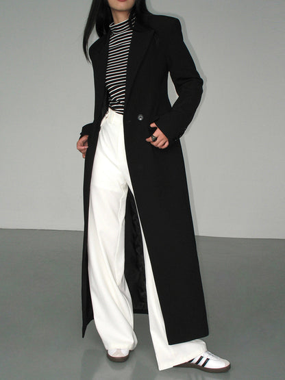 Stijlvolle Lange Trenchcoat