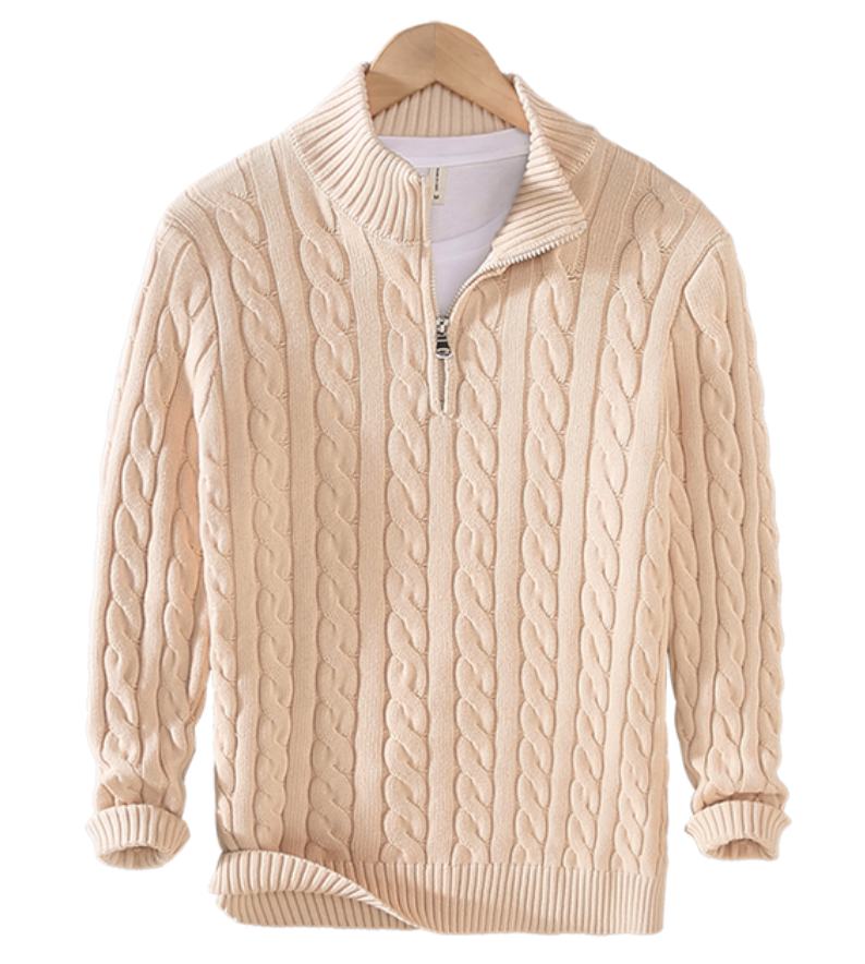 Luca - Casual Sweater met Rits