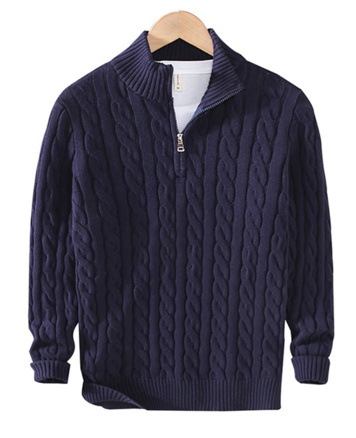 Luca - Casual Sweater met Rits