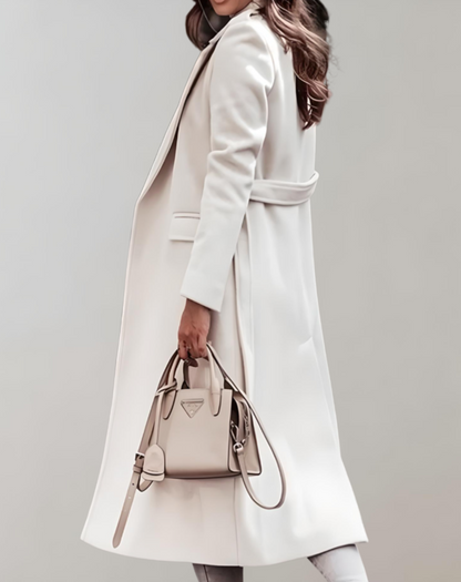 Stijlvolle Oversized Jas met Ceintuur