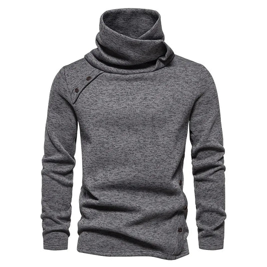 Stijlvolle Warme Sweater met Hoge Kraag