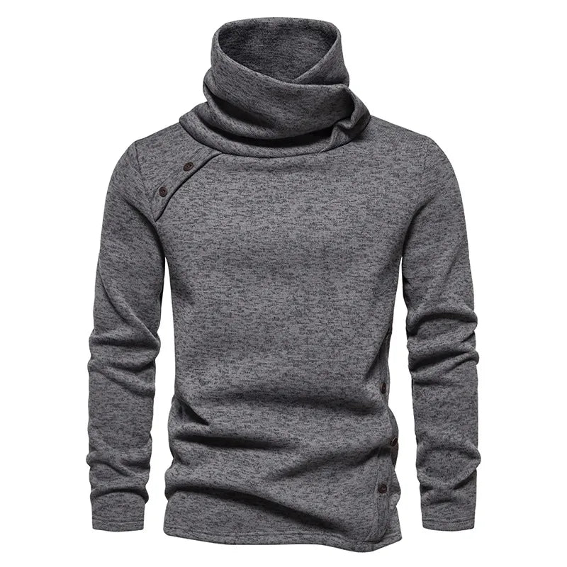 Stijlvolle Warme Sweater met Hoge Kraag