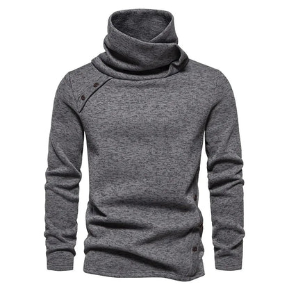 Stijlvolle Warme Sweater met Hoge Kraag