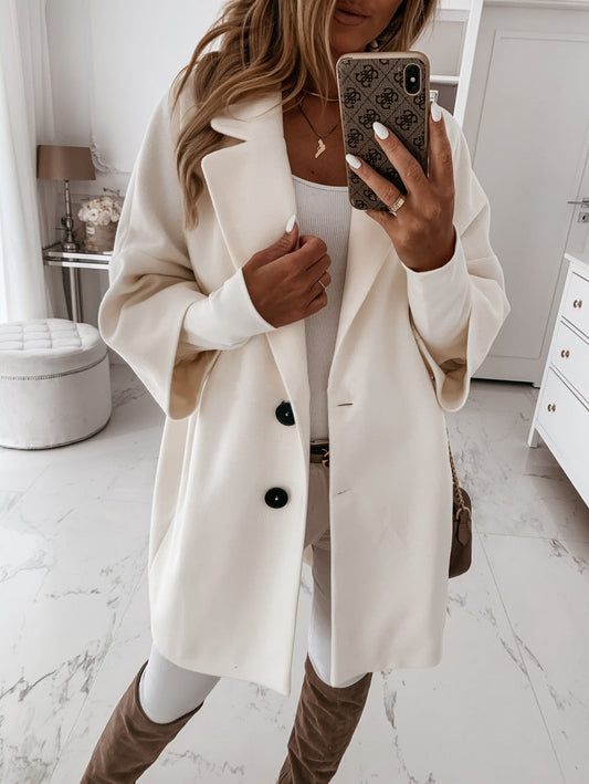 Elegante Herfstjas met Casual Chic uitstraling