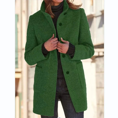 Luxe Winterjas met Elegante Snit
