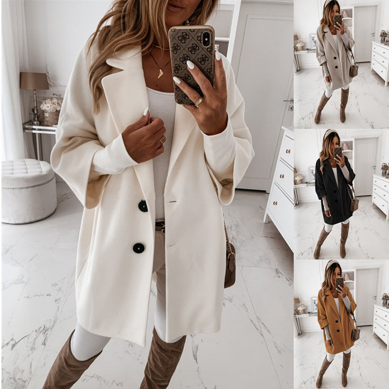 Elegante Herfstjas met Casual Chic uitstraling